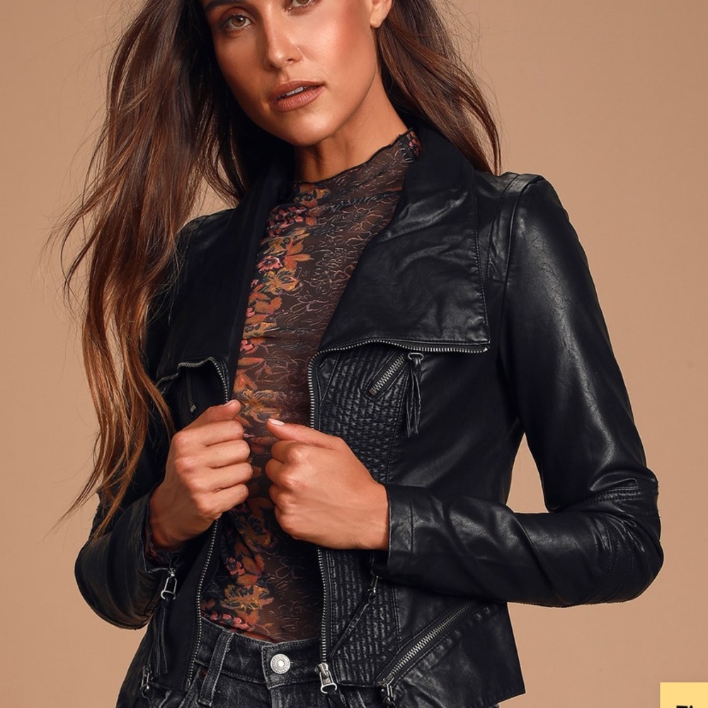 Vegan Leather Jacket